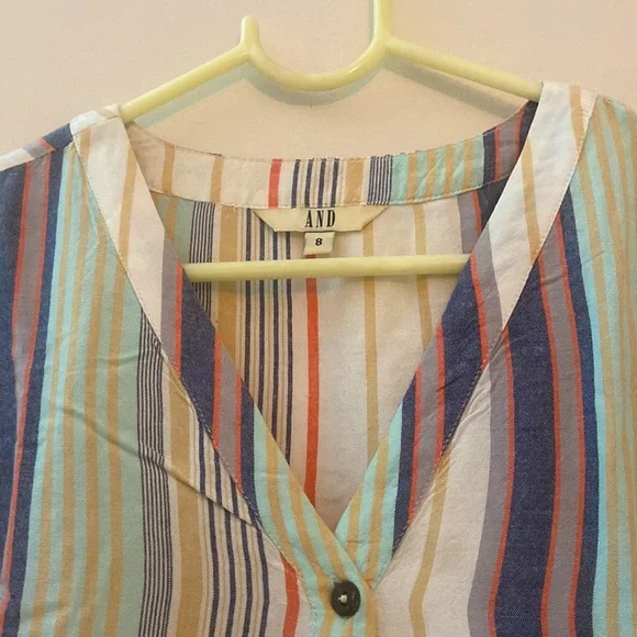 AND | Multicolour cotton full sleeve top - Picture 2 of 2